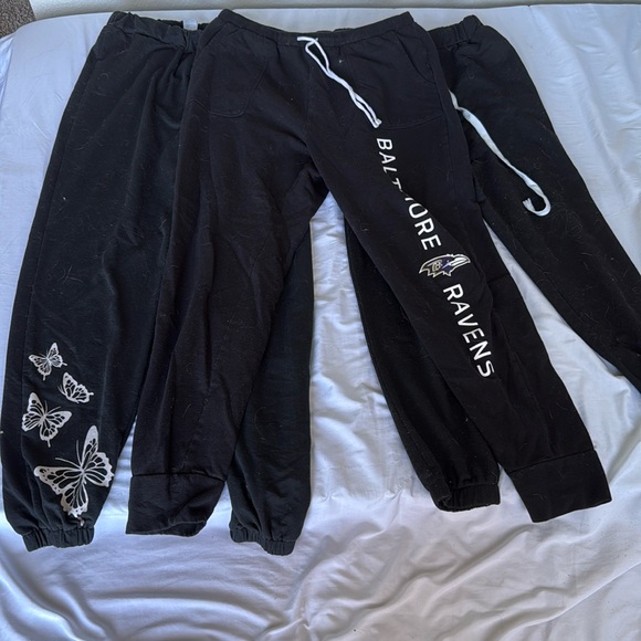 3 pairs black sweatpants - Picture 1 of 3